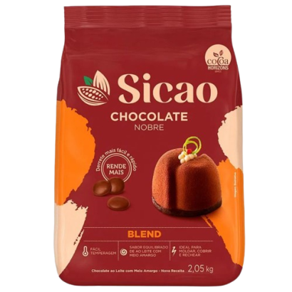 CHOCOLATE EM GOTAS BLEND SICAO NOBRE 2,05KG                                                          