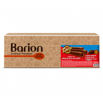 TUBETES COBERTO DE CHOCOLATE   BARION 1,6KG                                                         