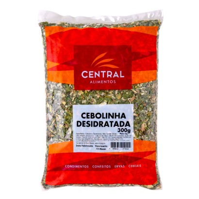 CONDIMENTO CEBOLINHA DESIDRATADA CENTRAL (PACOTE) 300GR                                             