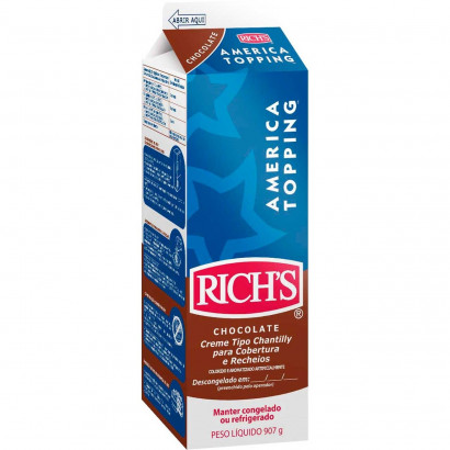 CHANTILLY AMERICA TOPPING CHOCOLATE  RICHS 907GR                                                    