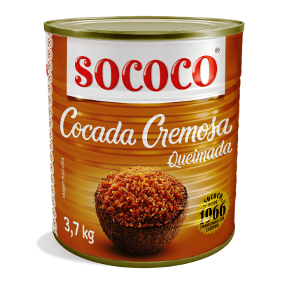 DOCE COCO QUEIMADO RECHEIO COCADA SOCOCO (LA) 3,7KG                                                 