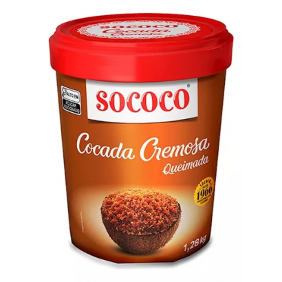 DOCE COCO QUEIMADA RECHEIO COCADA-SOCOCO 1,28KG                                                     