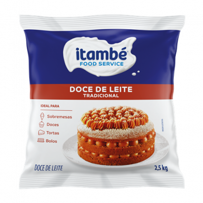 DOCE DE LEITE PURO  ITAMBÉ  2,5KG                                                                   