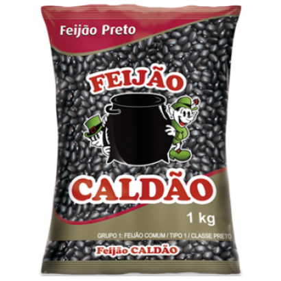 FEIJÃO PRETO  CALDÃO (10X1KG)                                                                       
