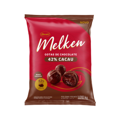 CHOCOLATE 42% CACAU MOEDA  MELKEN  HARALD 1,01KG                                                   