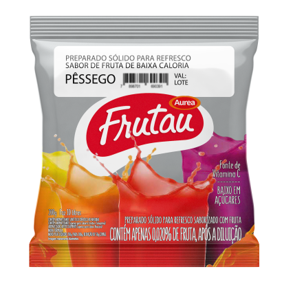 REFRESCO PESSEGO - FRUTAU AUREA 200GR                                                               