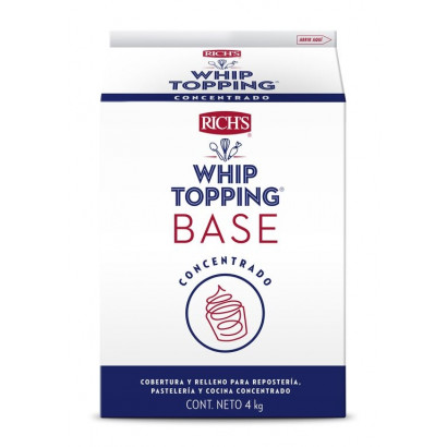 CHANTILLY WHIP TOPPING BASE  RICHS 4KG                                                              