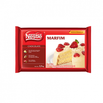 CHOCOLATE BARRA  BRANCO MARFIN  NESTLE 2,1KG                                                        