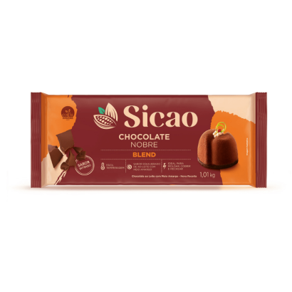 CHOCOLATE BARRA  BLEND  SICAO NOBRE 1,01KG                                                           